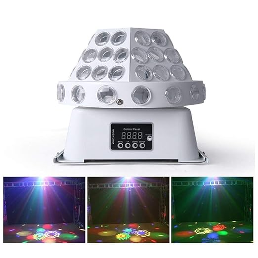 Luces de Fiesta Disco Stage con 4 Lentes, 8 proyectores de Modo ...