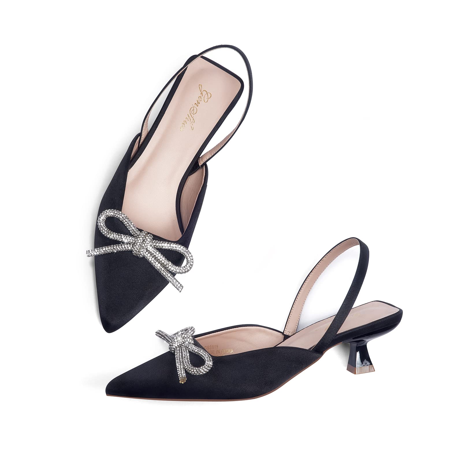 Sparkle & Shine: Rhinestone Bow-Knot Stilettos (Heels for Her)