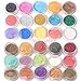 Amazing Gift, US Seller! Brand New 30 PCS Mulit Color Cold Smoked Warmer Glitter Shimmer Pearl Loose Eyeshadow Pigments Mineral Eye Shadow Dust Powder Makeup Party Cosmetic Set AE#