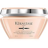 éٲ Curl Manifesto, Beurre Haute Nutrition Hair Mask, Strengthens & Prevents Breakage, Adds Softness & Shine, For All W