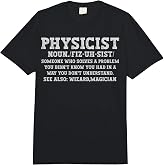 Physicist Definition Funny Science Physics Math Comfort Colors Adult Heavyweight T-Shirt