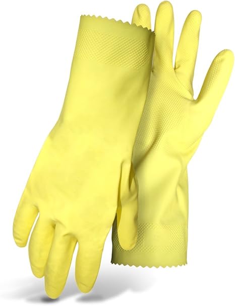 Amazon Com Boss 958l Large Flock Lined Latex Gloves Garden Outdoor