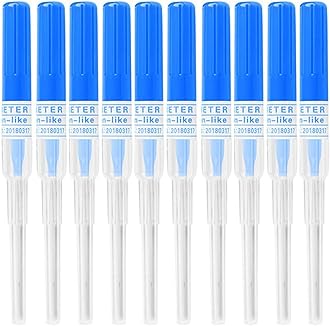 10pcs Piercing Tools - 22G Catheter Piercing Ear Nose Body Tools Piercing Supplies.