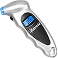 AstroAI Digital Tire Pressure Gauge 150 PSI 4 Settings for Car Truck Bicycle with Backlit LCD and Non-Slip Grip, Silver (1 Pa