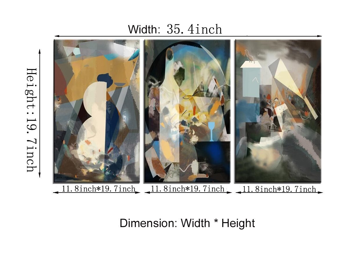 Ypy Vintage Walking Street Wall Decor Abstract Sunset City Scenery On Roads For Living Room Decorative Wall Art Paintings Kalingauniversity Ac In