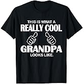 This is What A Really Cool Grandpa Looks Like Funny T-Shirt T-Shirt