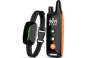 Aibors Dog Shock Collar - 4000FT Dog Training Collar with Remote IPX7 Innovative Waterproof Collar for 10-120lbs Dog Rechargeable e Collar with 4 Training Modes for Small Medium Large All Breeds Dogs