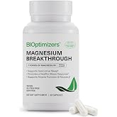 BIOptimizers Magnesium Breakthrough 500mg, 7 Forms of Magnesium 30 Capsules | Glycinate, Malate, Citrate &amp; More for Restful Sleep, Stress Resilience &amp; Muscle Recovery