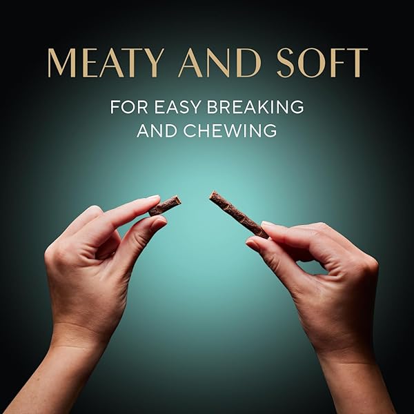SHEBA MEATY TENDER STICKS CHICKEN CAT TREATS, CHICKEN FLAVOR, CAT SNACKS, 0.14 OZ., 5 COUNT, PACK OF 10 (50 STICKS TOTAL)