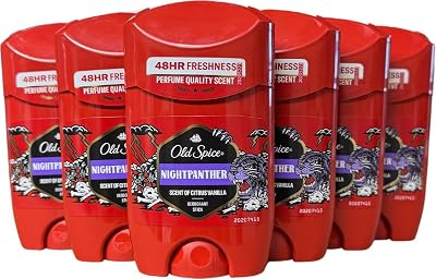 Old Spice Night Panther Deodorant Stick 50ml 0% Aluminium Invisible Mens
