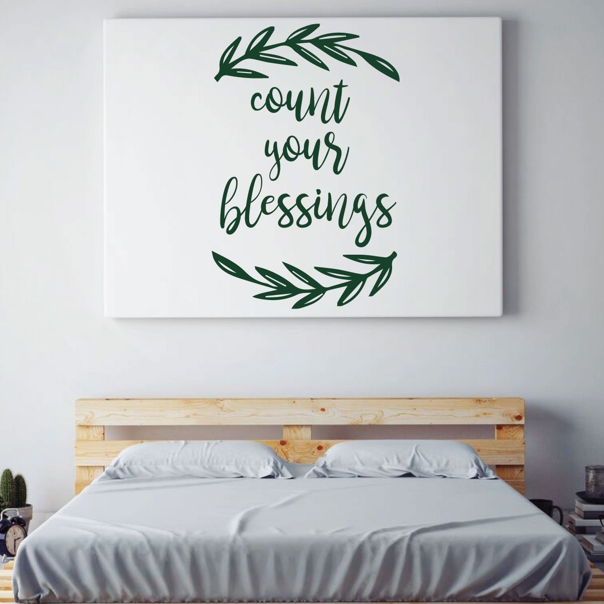 Amazon Com Christian Wall Decal Quote Count Your Blessings Vinyl Scripture And Religious Home Bathroom Decor Church Decoration Handmade