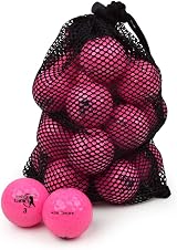 Links Choice 24 Pink Coloured Golf Balls Dual Titanium 90 Compression view 2