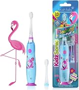 Brush-Baby Flamingo KidzSonic Kids Electric Toothbrush 3+ DeepClean