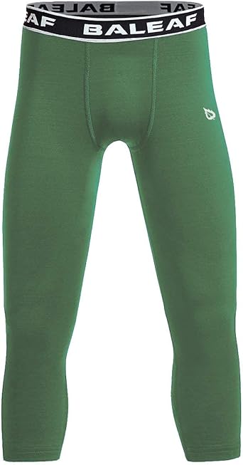 Youth green compression pants Clearance