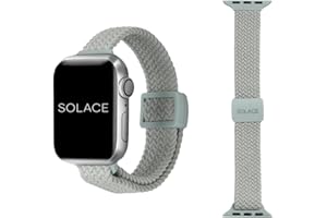 Solace Bands Imperium Adapt Wide Adjustable Nylon Braided Watch Band - Compatible with All Apple Watches - Solace Apple Watch Bands for Women & Men - Smart Watches Band Series 11-1, Ultra, SE
