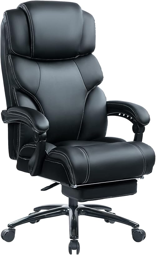 high back leather executive reclining office chair
