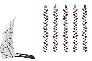 tugia Kamado Nezuko Cosplay Horn with Tattoo Anime Cosplay Costume Props Accessories White