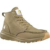 Carhartt Haslett Canvas Men's Chukka Boots - Moc Toe Work Boots for Men with Lightweight LWD Midsole, Arch Support Footbed and FastDry Lining
