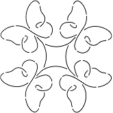 Quilting Creations Promise Quilt Stencil, 7"