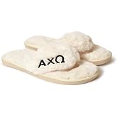 Sorority Shop Alpha Chi Omega Fuzzy Slippers Women