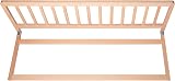 Safetots Narrow Wooden Bed Guard 90cm x 38cm Natural Bed Rail for Toddler Safety view 4
