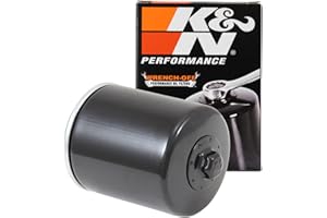 K&N Motorcycle Oil Filter: High Performance, Premium, Designed to be used with Synthetic or Conventional Oils, Wrench Off Nut: Fits Select Harley Davidson Motorcycles, KN-171B