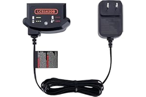 ELEFLY LCS1620B Replacement for Black and Decker 20V Lithium Battery Charger, Compatible with Black & Decker 12V 20V Battery LBXR20 LBXR20-OPE LBX4020 LB2X4020