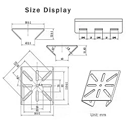 Universal Vertical Pole Mount Adapter Bracket for