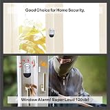 Noopel Door Alarm 6 Pack 120dB Window Sensor Burglar Alarm Magnetic view 6