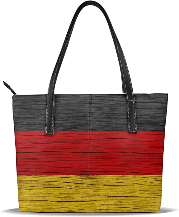 Amazon.com: Germany Wooden Texture German Flag Pu Leather Printed