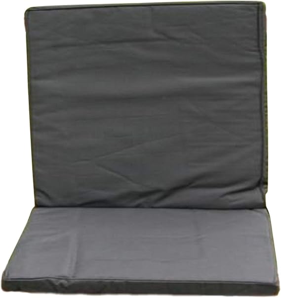 UK-Gardens Black Garden Furniture Seat And Back Full Folding Chair