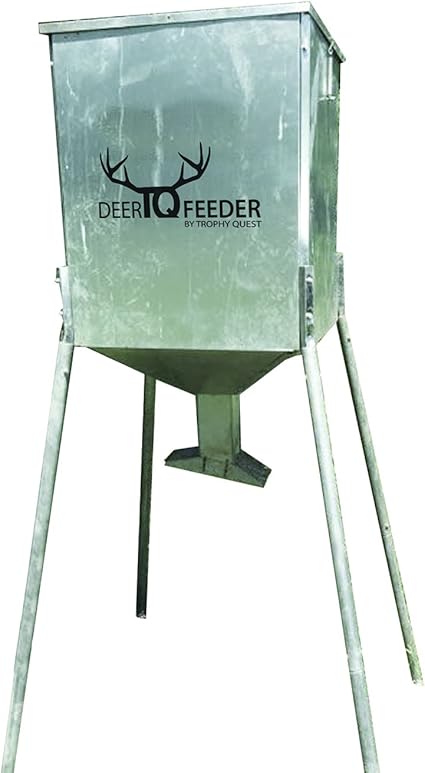 Amazon Com Tq Outdoor Products Deer Feeder 225lb Capacity Rust
