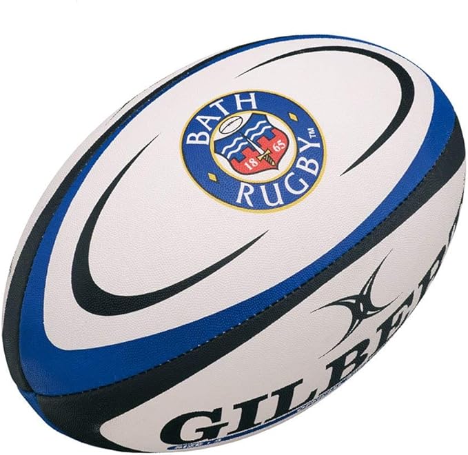 Balón de Rugby del Club Bath - Tamaño 2 - Marca Gilbert: Amazon.es ...