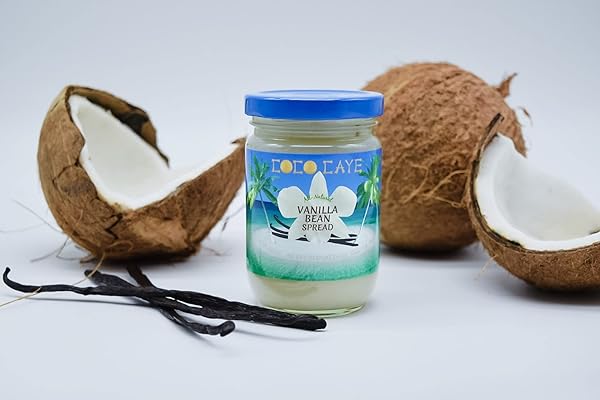 COCO CAYE VANILLA BEAN SPREAD – VEGAN, NO PALM OIL, GLUTEN-FREE