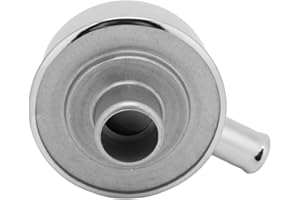 ZDETGU Round Valve Cover Breather, Push In Style Highly Polished Breather Device with Vent Tube, For SBC SBF 350
