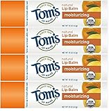 Tom's of Maine Natural Lip Balm, Island Paradise, 0.15 Ounce. 4 Count