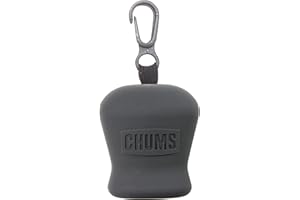 Chums Pouch Microfiber Lens Cloth - Portable Lens & Screen Cleaner Cloth Keychain (Black), Standard (30055)