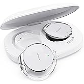 Open Ear Headphones Wireless 52hrs Bluetooth 5.4 Over Ear Hooks Headphones Earbuds with Microphone Ear Clip Earbuds Simultaneously Connect 2 Devices Clip on Earphones