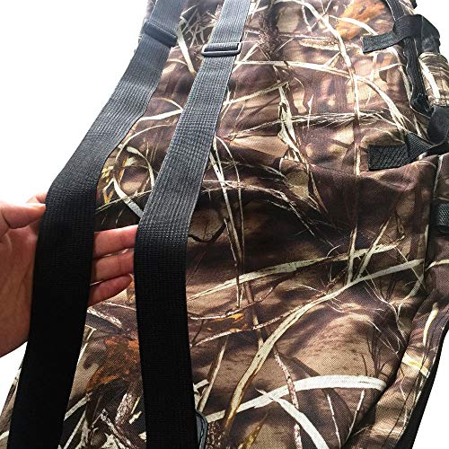Vaorwne Archery Compound Bow Bag Bow Holder Arrows Tube Protect Bow Archery Case 95 45cm, Protector Compact Bow Case Camouflage Canvas Bow Bag,Sturdy and Durable