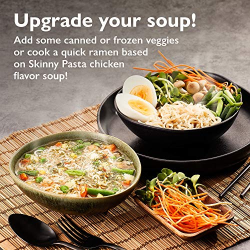 Skinny Pasta Healthy Shirataki Noodle Soup Chicken Flavor UltraLow
