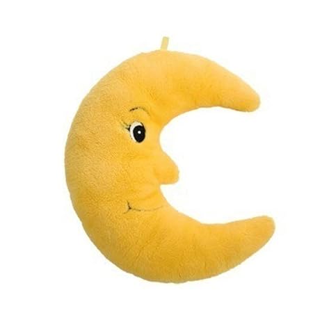 Beppe Plüschmond Schönes Plüschtier Mond XL ideales Stofftier Geschenk Moon Schlafmond in Gelb niedliches Kuscheltier für Kin