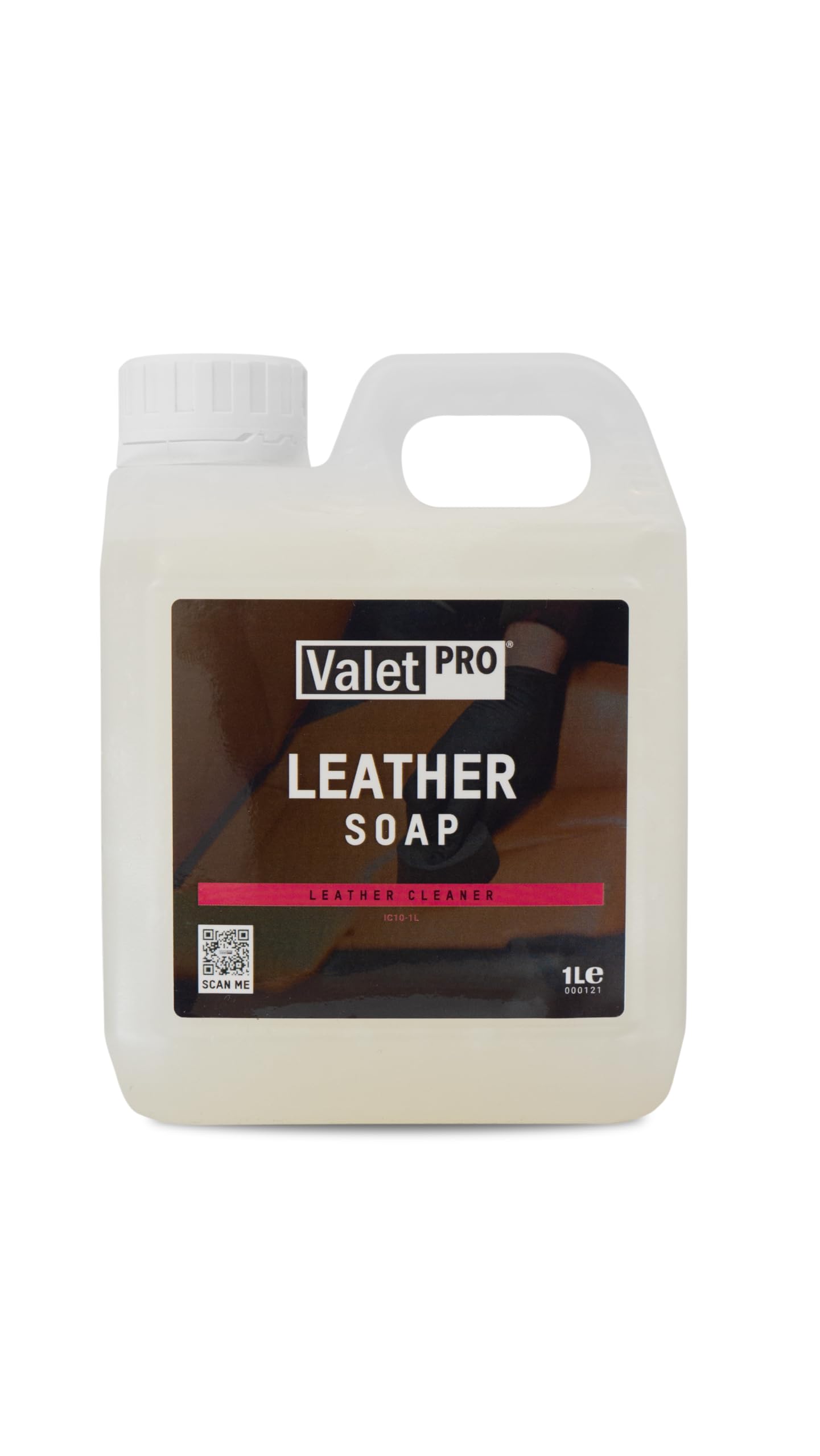 ValetPRO Leather Soap, Effectively Cleans and Preserves Leather Seats and Car Interiors – 1 Litre