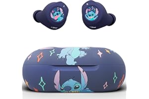 IJOY Disney Lilo and Stitch Bluetooth Earbuds w/Charging Case- Wireless Headphones w/Built-in Mic+ Up to 30 Hrs Playtime- Lilo and Stitch Gifts for Girls,Boys,Women,Men,All Fans of Lilo and Stitch Stuff