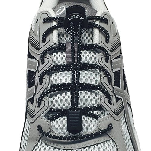LOCK LACES (Elastic No Tie Shoelaces) Sports & Outdoors, Fan Shop, Footwear, Shoelaces
