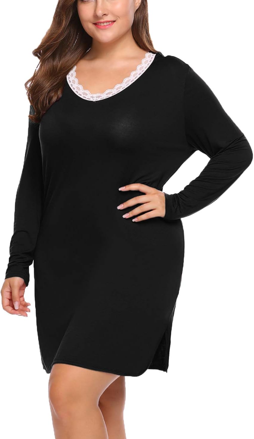 plus size sleep dress