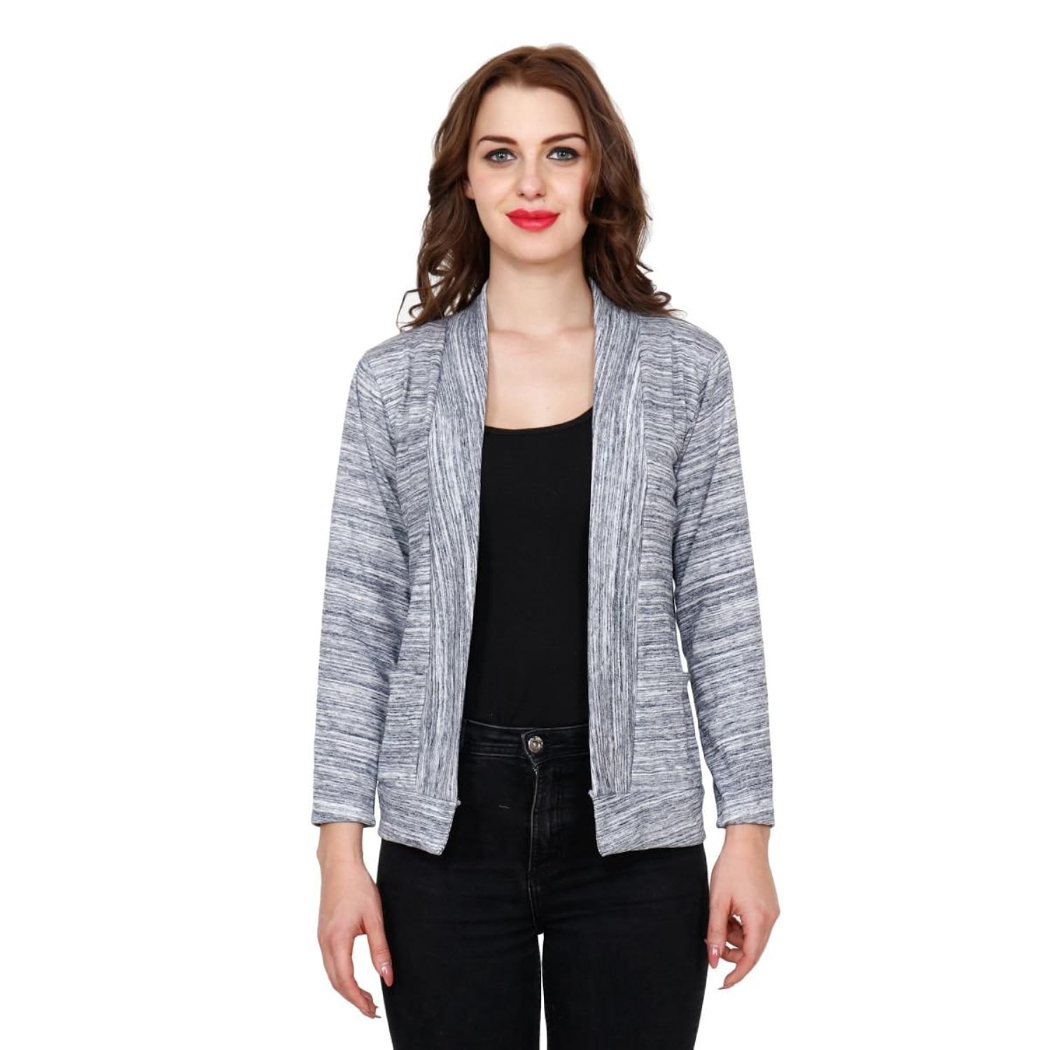 teemoods women's cotton full sleeves shrug with pocket, stylish summer shrug for ladies