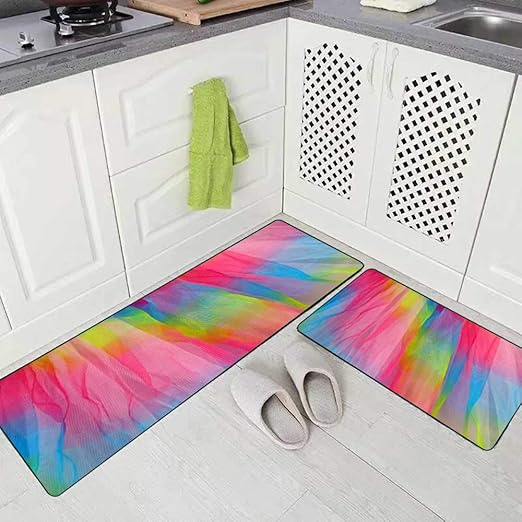 Sertiony 2 Pieces Rug Kitchen Rugs Modern Kitchen Rug