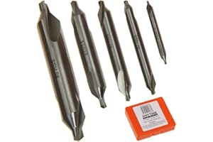 Anytime Tools 5 Center Drill Countersink Lathe Bit Mill Tooling Set