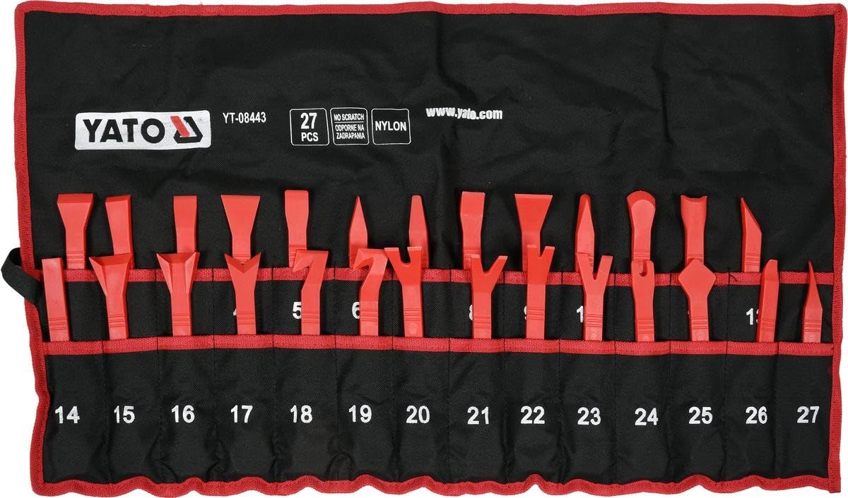 Yato YT-08443 Upholstery Puller Set 27 Pieces
