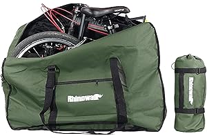 Rhinowalk Folding Bike Carry Bag 20" Thick/ 26" Thin/26 Thick Bicycle Transport Storage Case Bike Travel Bag for Air Travel,Shipping Professional Cycling Accessories
